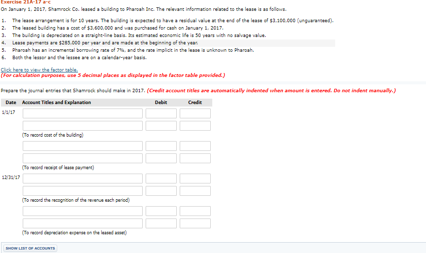 Please write the soluations with the steps clearly Exercise 21A-17 a-c On