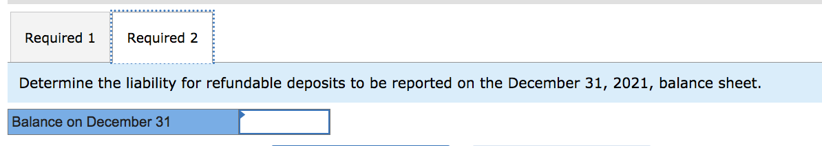 in reusable protective containers. Customers pay a deposit for each container received.