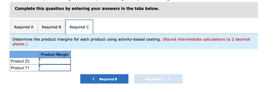 already and are provided in the table below. Equipment depreciation Indirect labor