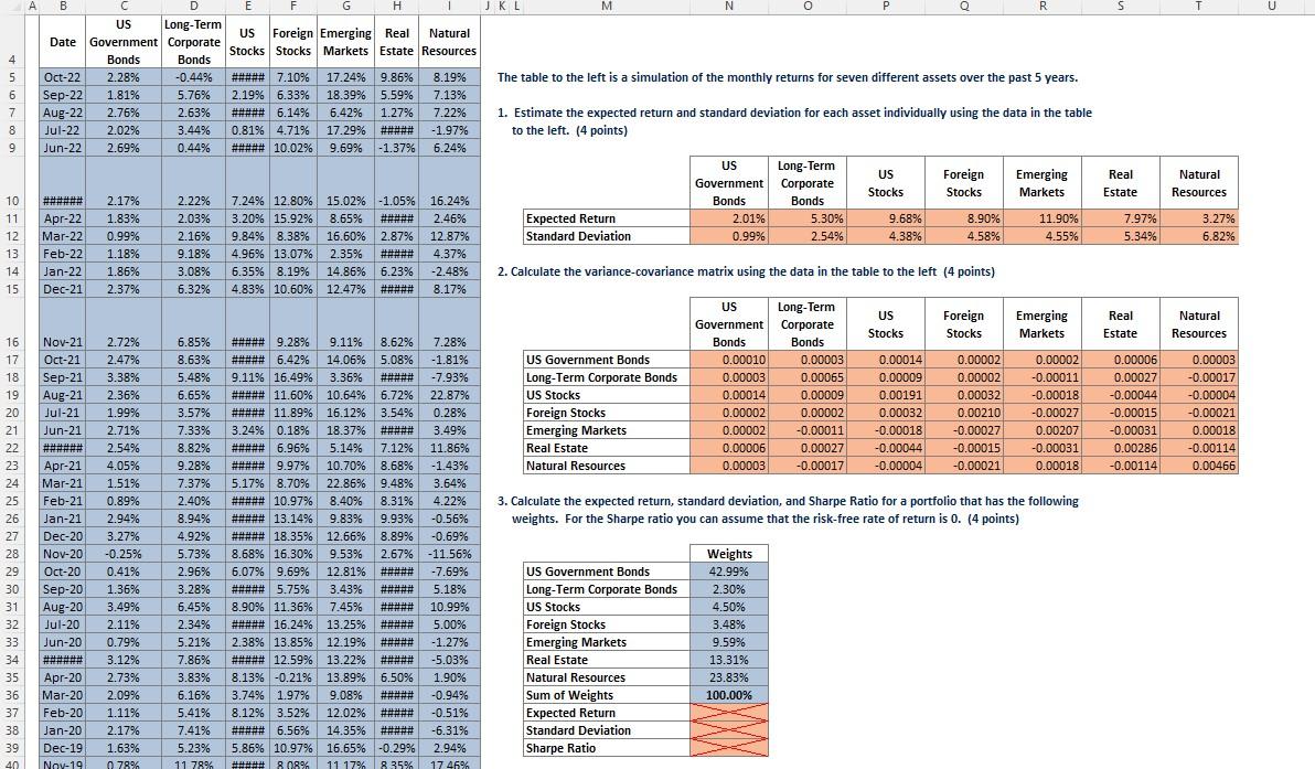 Please show formula and steps for question 3 The table to the