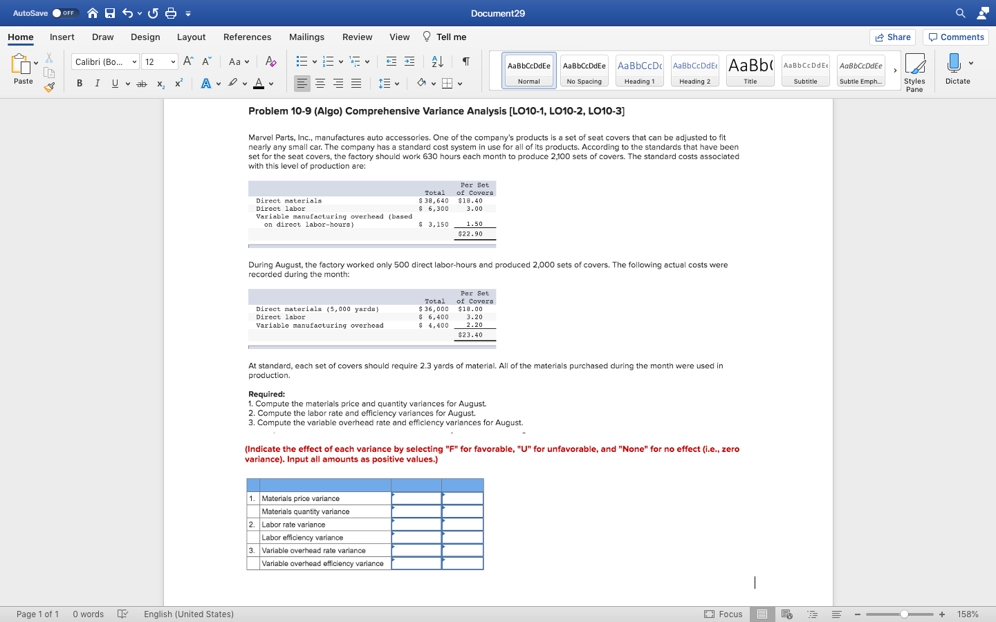 AutoSave OFF A SU 8 = Document29 Home Insert Draw Design