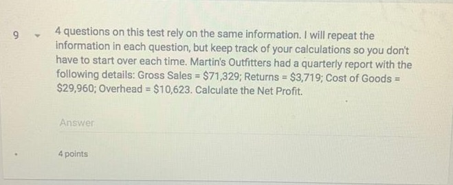 of your calculations so you don't have to start over each time.