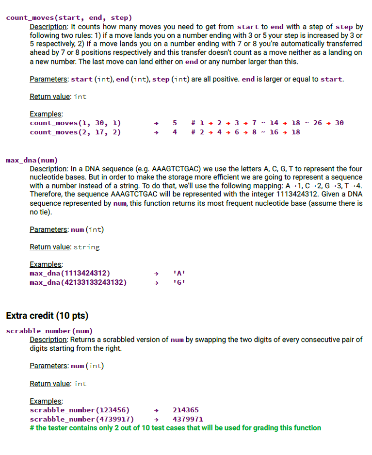 you are allowed to call int() and range () only. You are