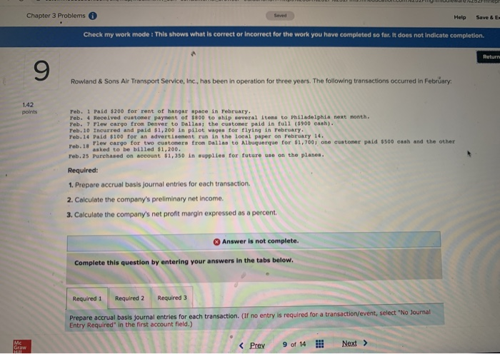  nepr Chapter 3 Problems Seved Help Save & E Check my