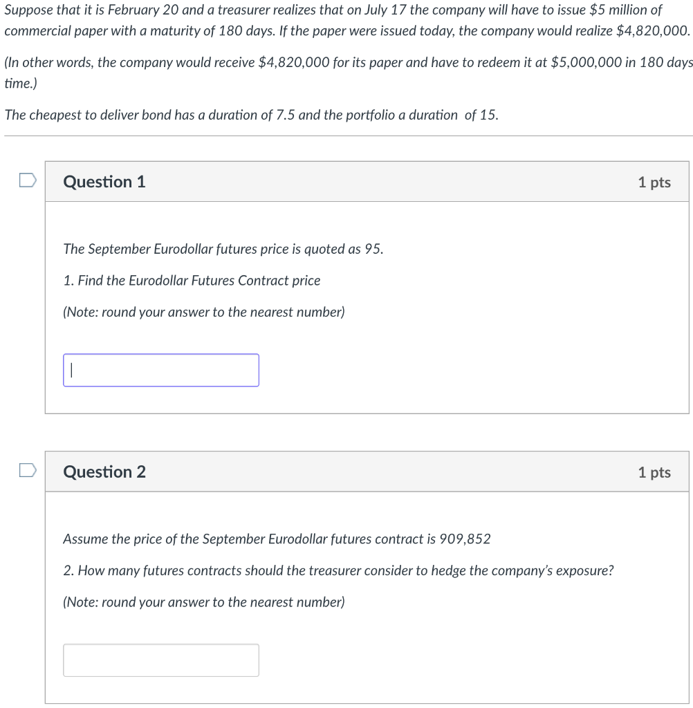 (This is one question split into three parts) Suppose that it