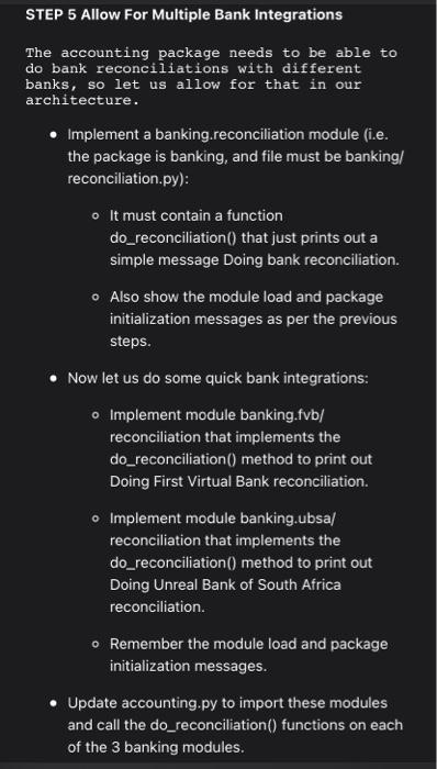 receive_income(amount) pay_expense(amount) Use Case You are tasked with designing the architecture of