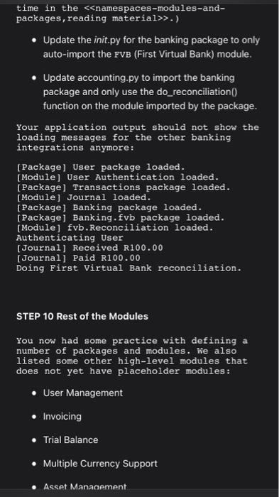 the various accounting application modules. The term architecture applies not just to