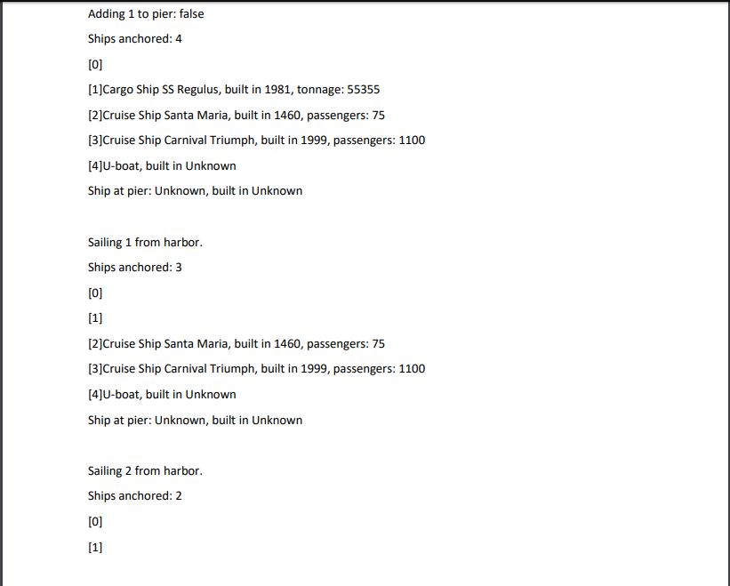 to implement the two interfaces that were provided in the instructions. Here