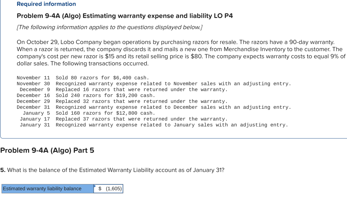 a razor is returned, the company discards it and mails a new