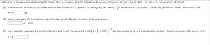 nill the initial sum deposited hare doubled? (Round your answer to the