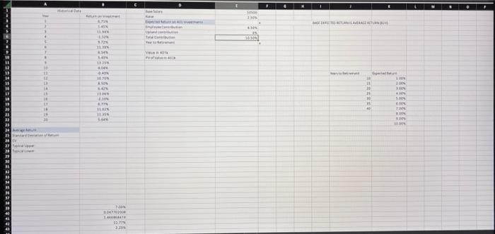  help Part 3: 401k Plan Upland Nursery has started a 401k