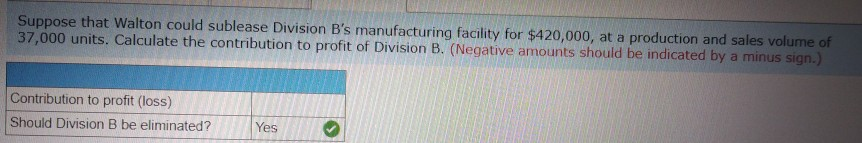 Division C which makes and sells electric motors. Each division is housed