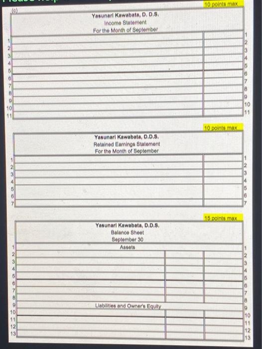 of Yasunari Kawabata, D.D.S., for the month of September Sept 1 Kawabata