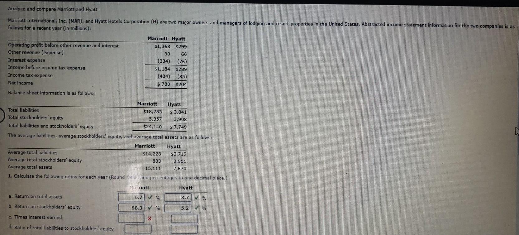 please explain C and D for number 1 Analyze and compare
