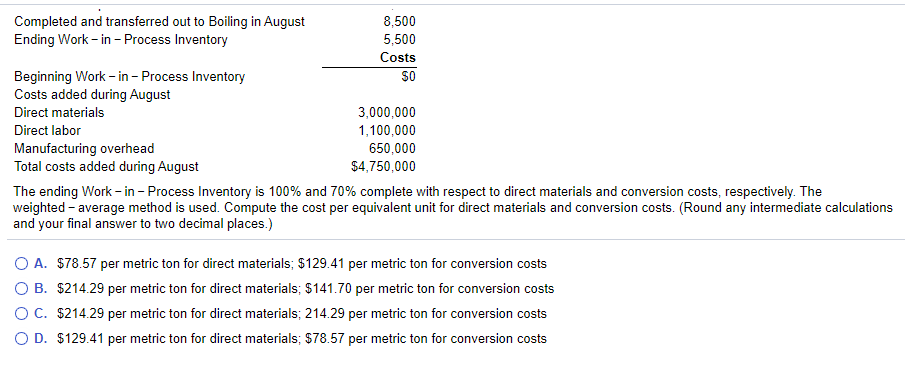 bless thank you so much!!! Azucar, Inc. has six processing departments for