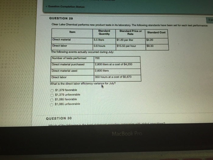 Inc., is in the process of analyzing its manufacturing ovorhead costs for