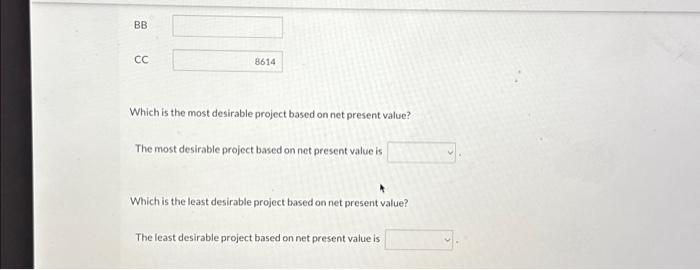 and produce the following net annual cash flows. The equipment's salvage value