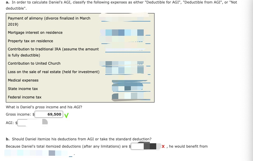 the following income and expenses in 2020: $60,000 6,000 3,500 12,000 9,900