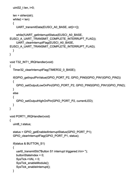1 #define SYSTICK_FREQ 200 #define RED_LED GPIO_PINO #define GREEN_LED GPIO_PIN1 #define BLUE_LED