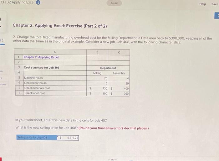 Milling Department Overhead Cost (Y)- $390,000 + ($2.00 per MH X 60,000