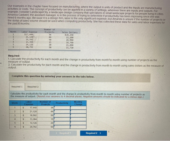  Our examples in the chapter have focused on manufacturing, where the