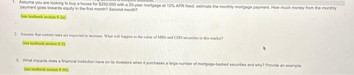  help asap the one already posted is wrong!! 1. Assume you