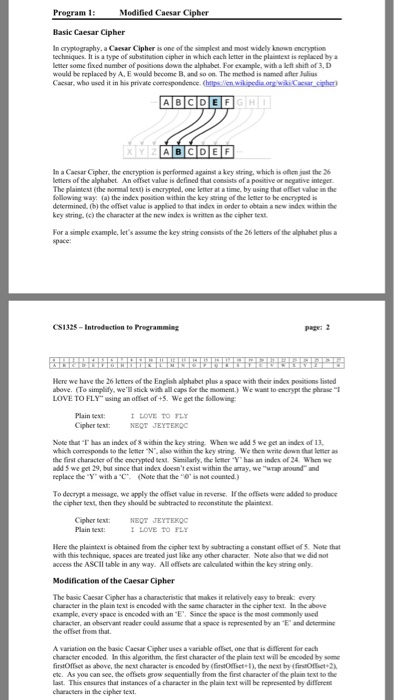  Basic Caesar Cipher. I know its a lot but please do