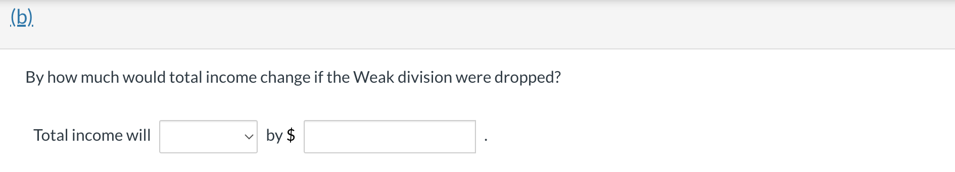 his response when the Weak division's manager, insisted Matthew, that his division
