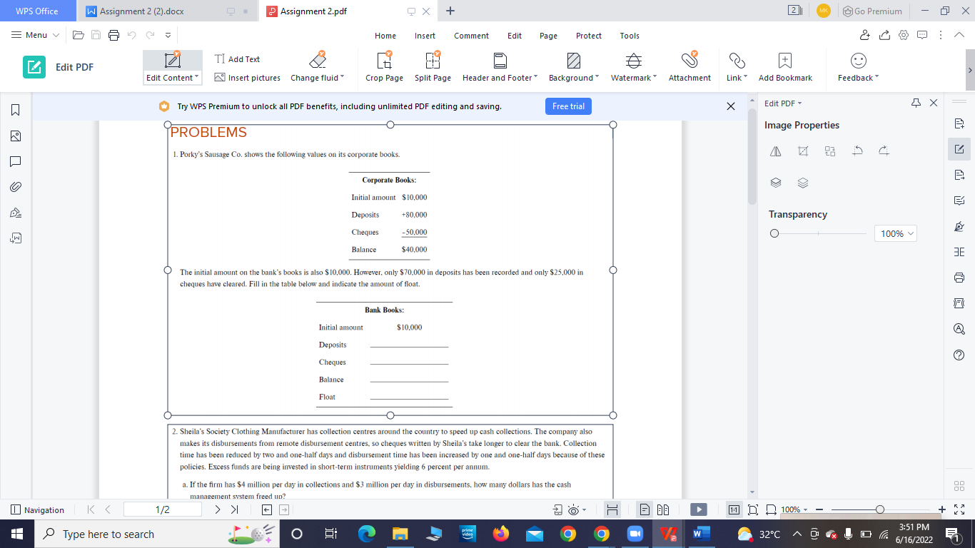 WPS Office Menu V $ H W Assignment 2 (2).docx Assignment