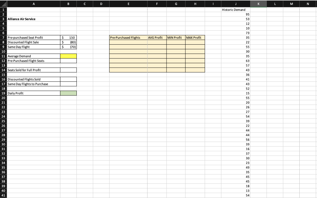 automate your table (you can if you wish). Just run six simulations