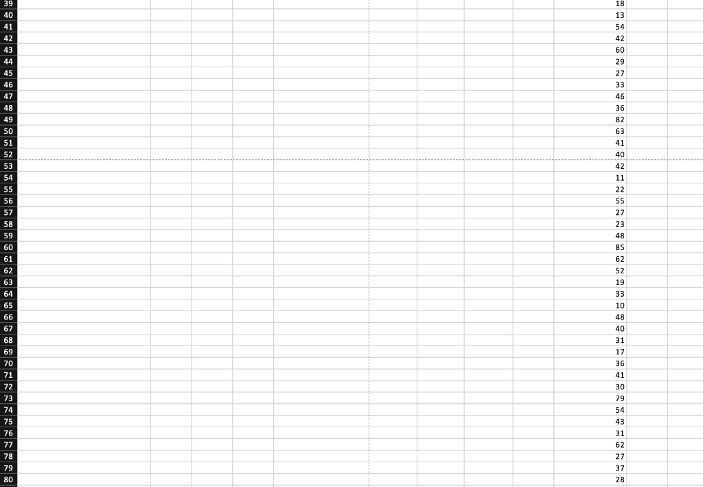 and input your values manually. C. As during the in-class example, you