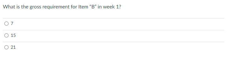 units, which is based on the fixed order quantity (FOQ) lot-sizing rule.