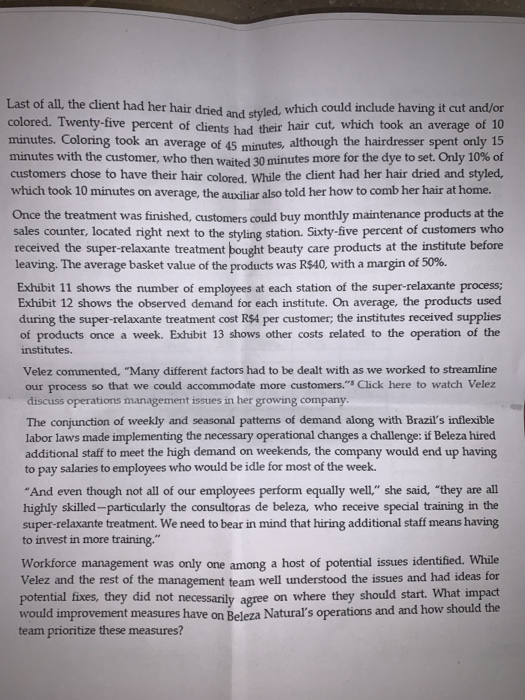 you suggest to increase capacity and process efficiency? Provide a canar de
