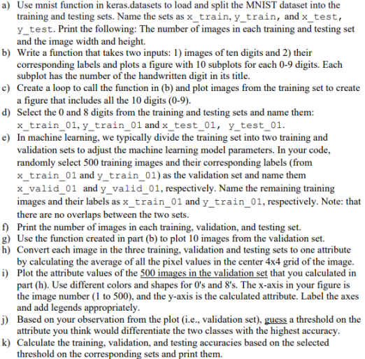 Hello, I am in need of help using python [Python] The MNIST