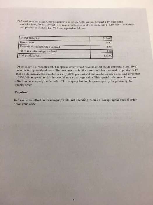 provided or on a separate sheet of paper. 1) The management of