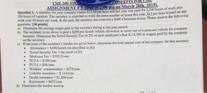  CONCEPTS FOR CNIS ASSIGNMENT 3 Due ar2:00 pm on March 28th,