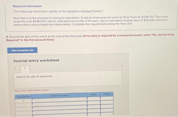 three-year-old ovens to Sicily Pizza for $328,700, The ovens originally cost $438,500,