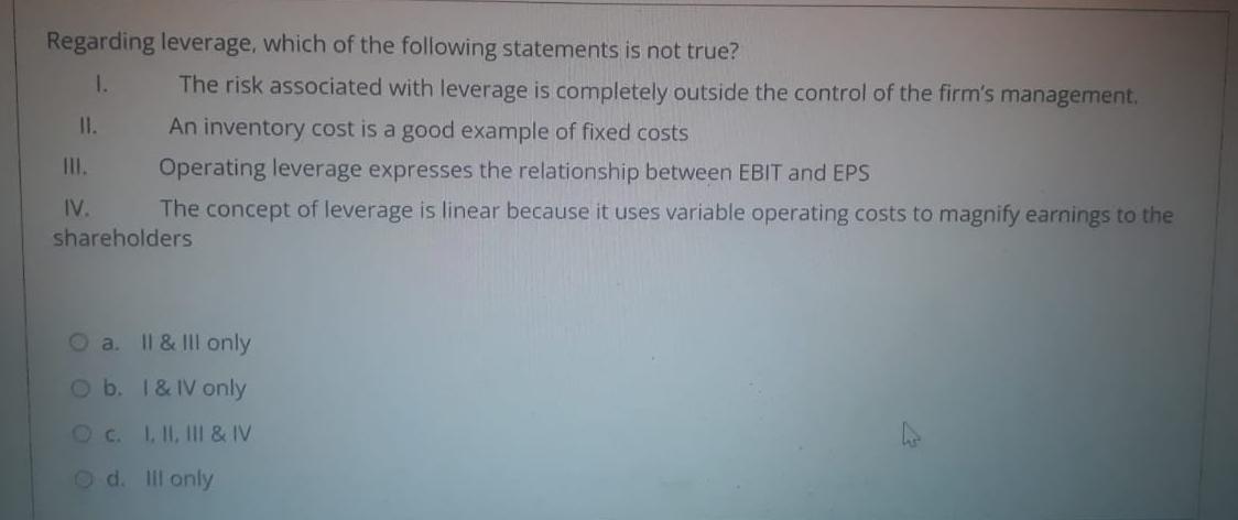 firm's management is considering 3 alternative capital structures. The proposed debt ratios