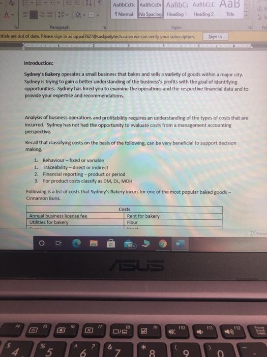 detalk on the costs and the classification types. Requirement 2 The requement