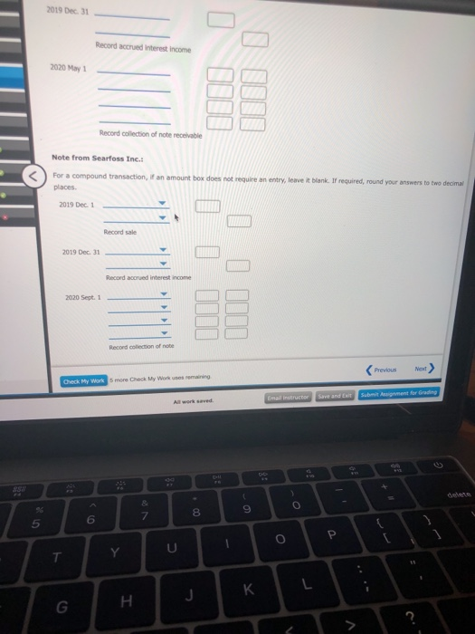 systems to small businesses are engaged in the following activities involving notes
