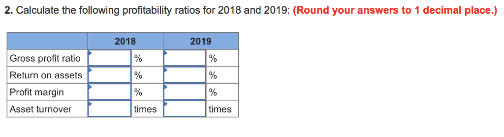 provided below. THE ATHLETIC ATTIC Income Statements For the years ended December