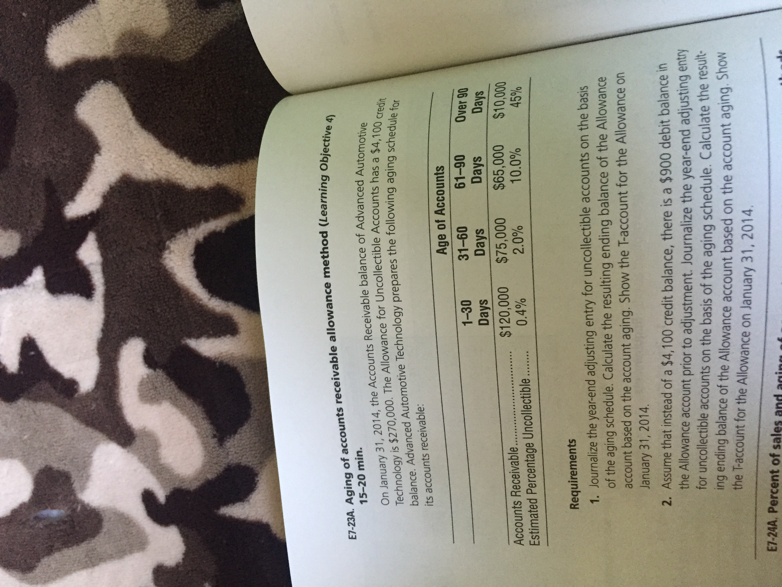 I need help with the following question in an excel format. Thanks