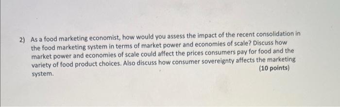 farm products? what constraints does a margin maker face? Why does a