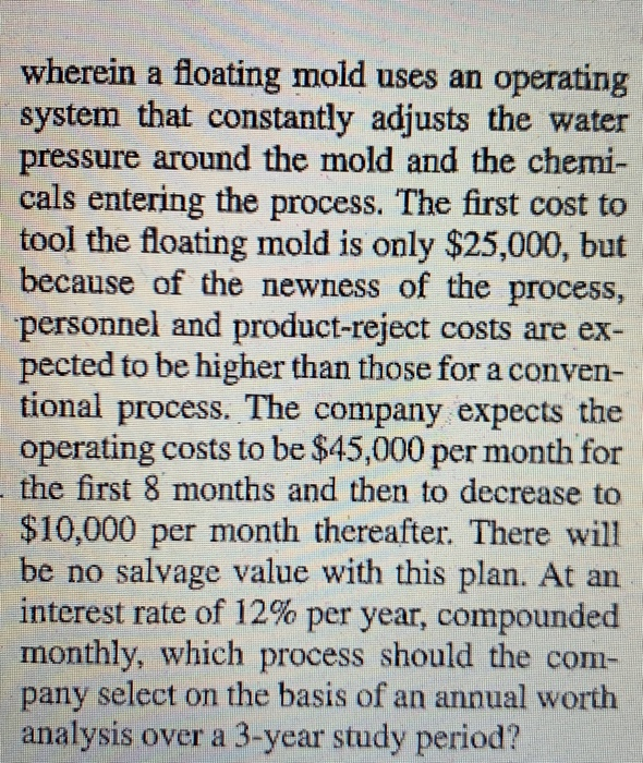 processes for manufacturing storm drains. Plan A involves conventional injection molding that