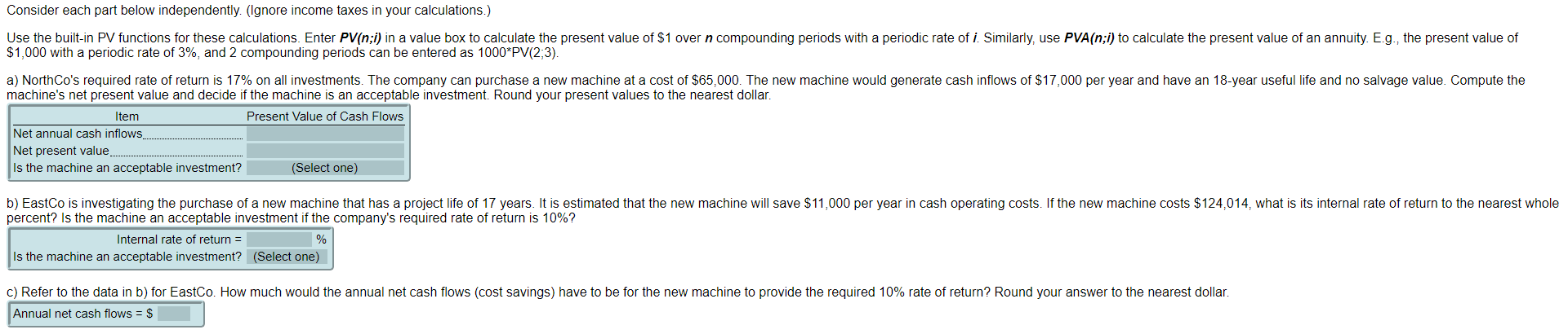 Please include explanation and formulas. Thank you! $1,000 with a periodic rate