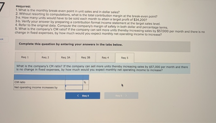 How many units would have to be sold each month to attain