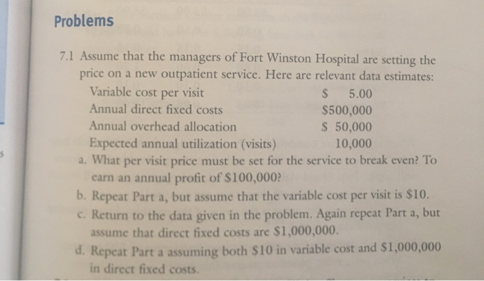problem 6.3 through 6.6 (page 226-227), students will practice allocated direct costs