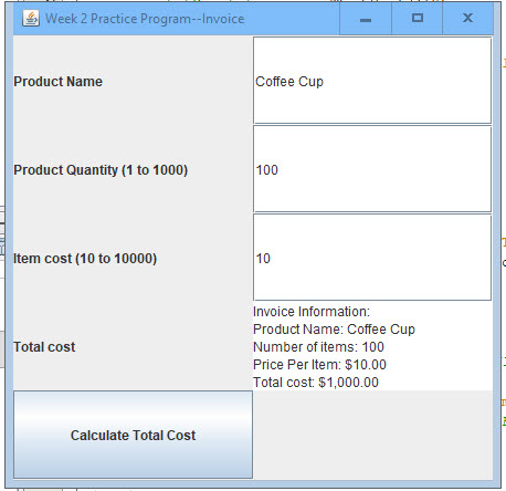 In JAVA Modify the program code In the program code, you will