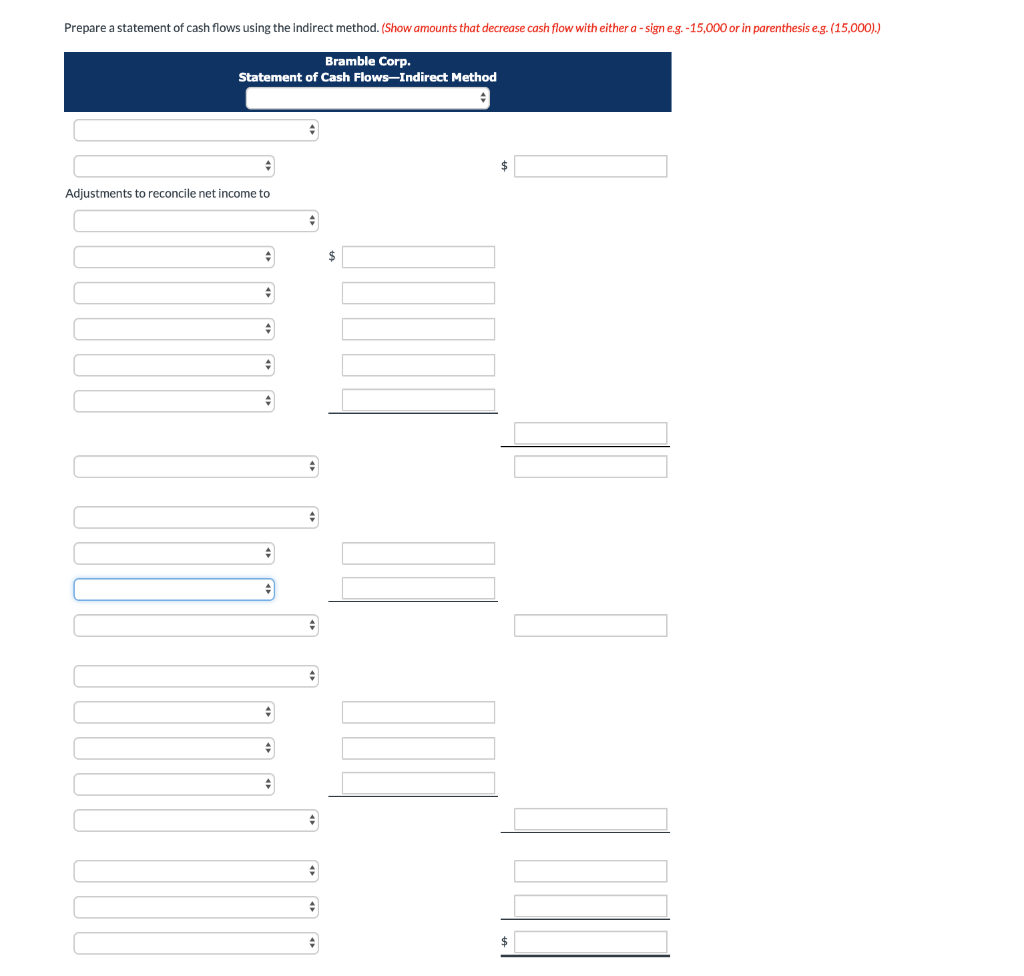 is available for Bramble Corp. for the year ended December 31, 2022.