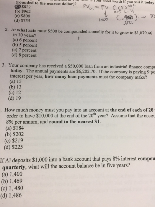  At what rate must $500 be compounded annually for it to
